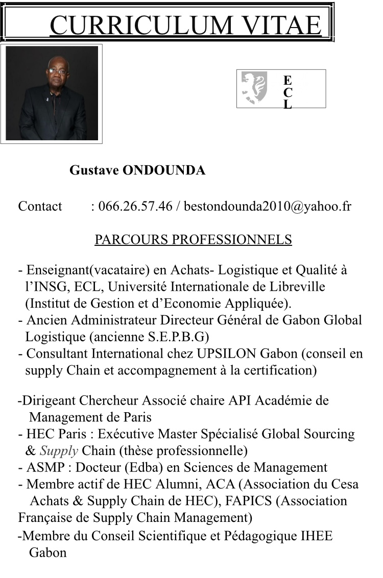 cv gustave ondounda